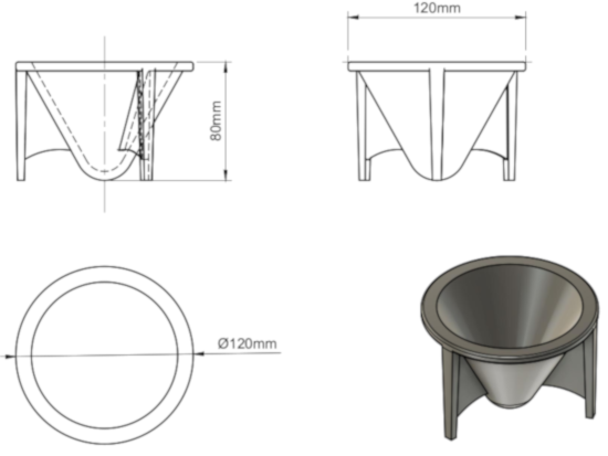 Cone Ingot Mould Cast Bronze